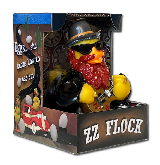 ZZ Flock Rubber Duck