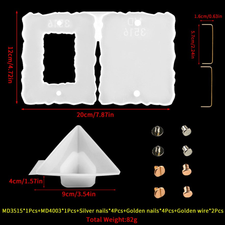 Mold Square Frame Silicone Mold