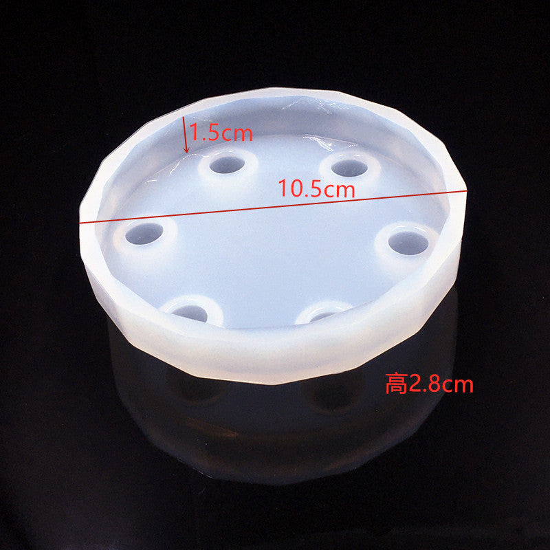 Mold Pedestal Coaster Silicone Mold