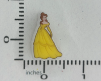 Disney - Beauty and the Beast - Belle Printed Silicone Focal