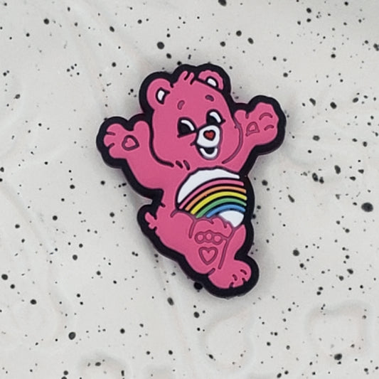 Cartoon - Care Bear Pink Silicone Focal