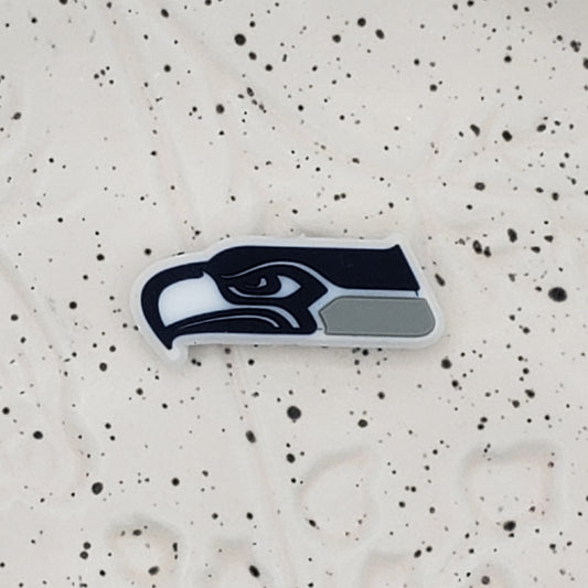 Football - Seattle Seahawks Silicone Focal - RD Creations Collab ~ WILL NOT RESTOCK