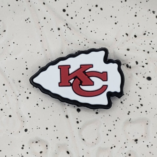 Football - Kansas City Chiefs White Silicone RD Creations Collab