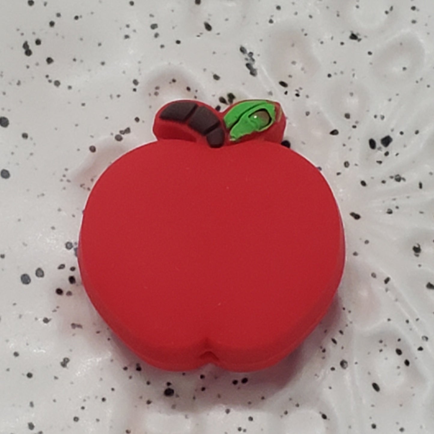 School - Apple Red Silicone Focal