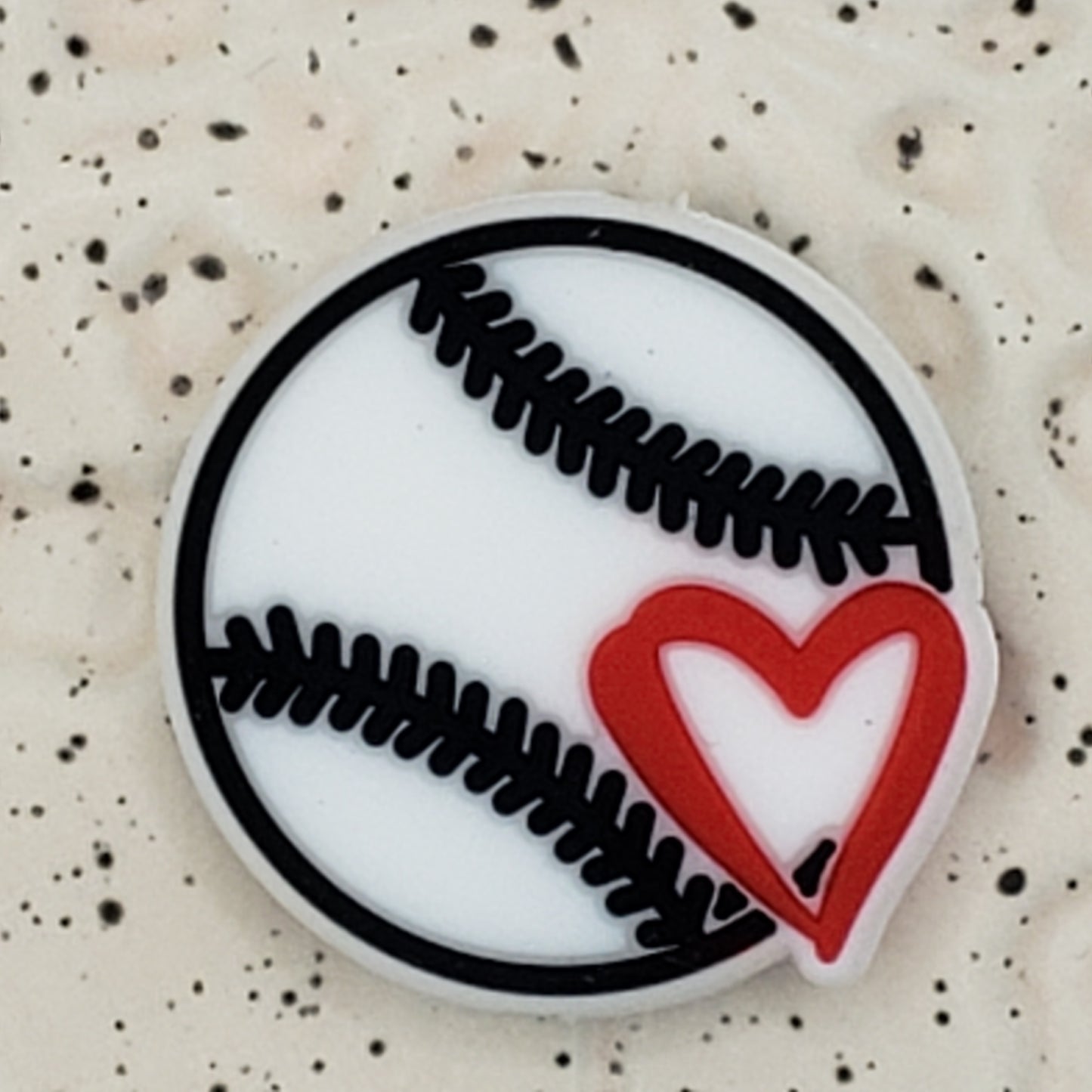 Sports - Baseball Love Silicone Focal