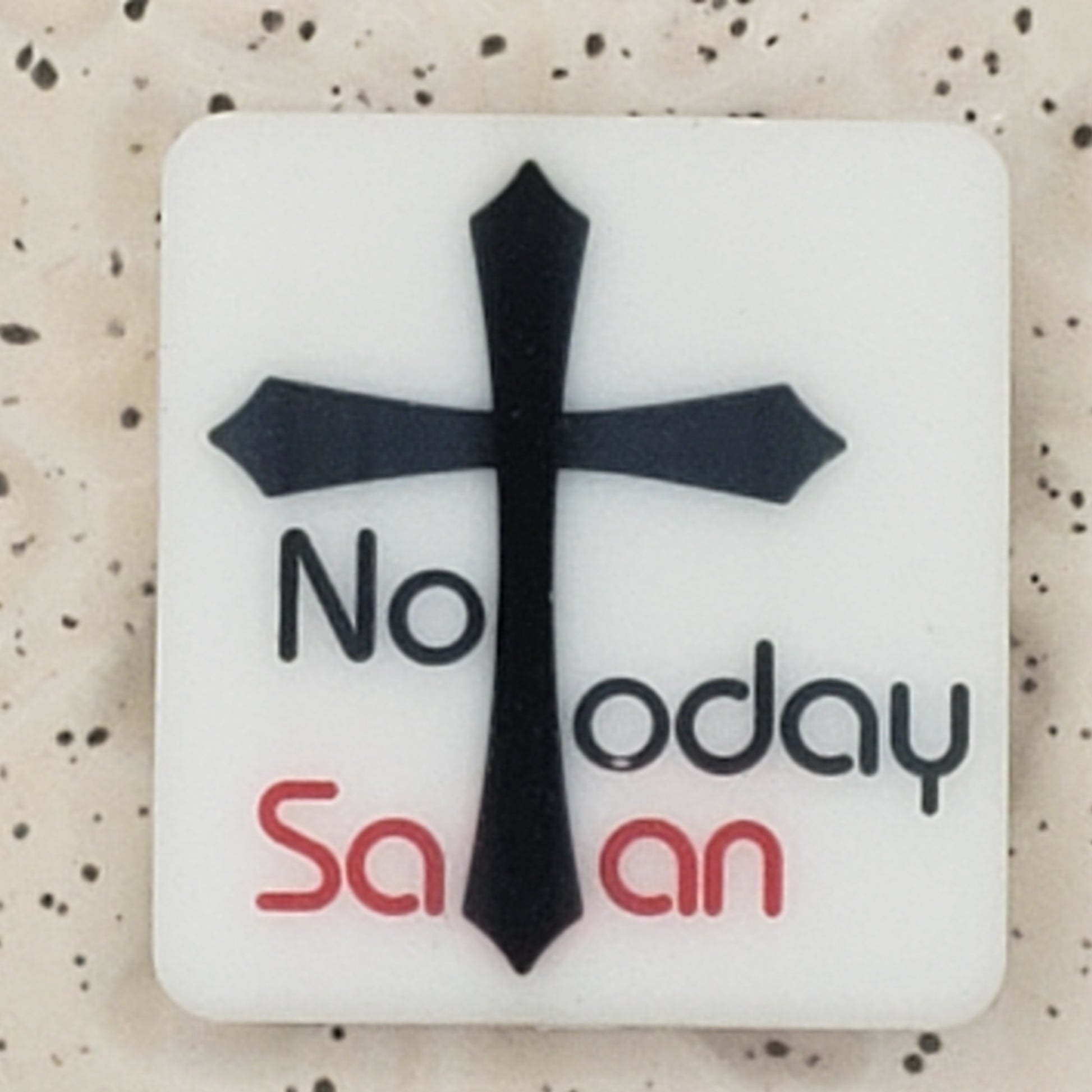 Not Today Satan Focal Bead – CTS Wholesale Silicone