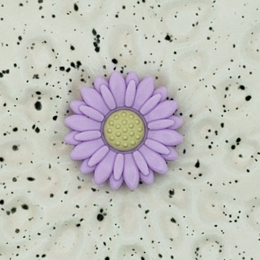 Flower - 20mm Lilac Silicone Focal