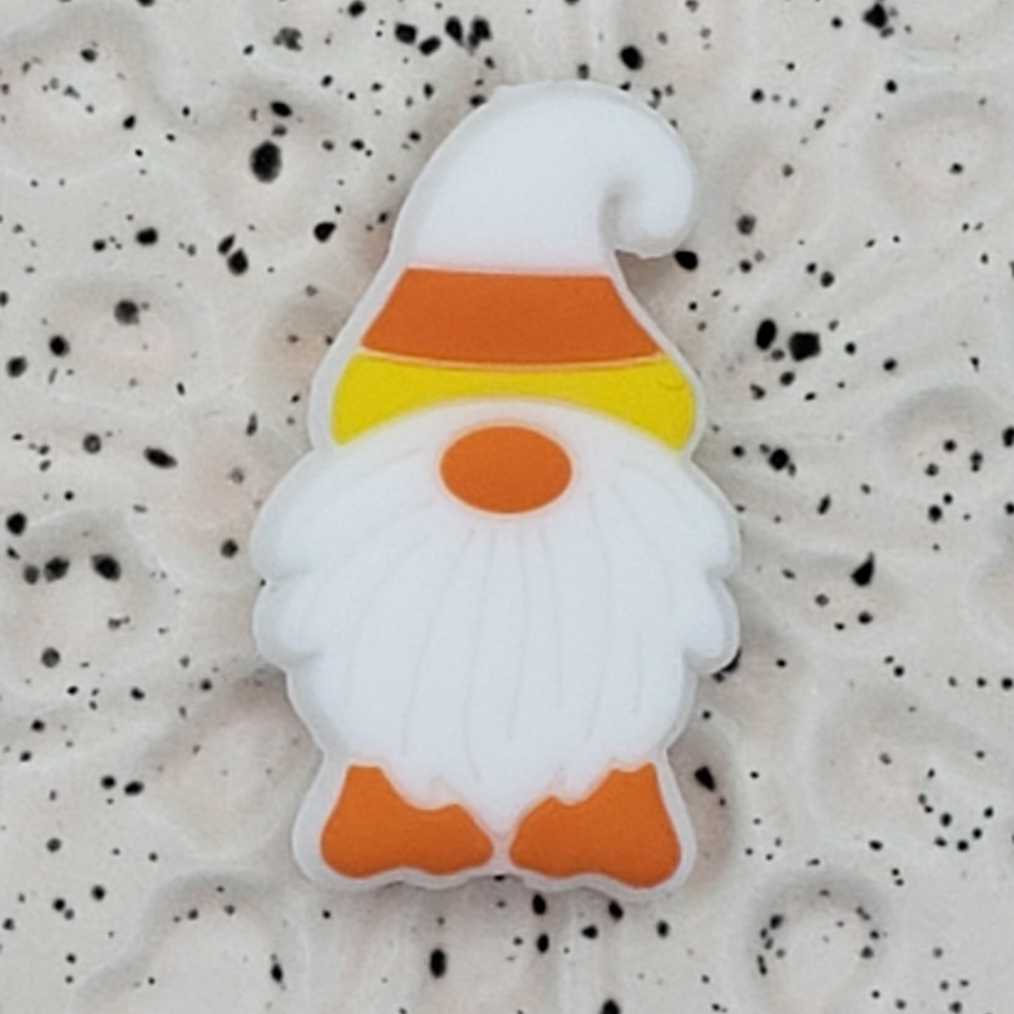 Mystical - Gnome - Halloween Candy Corn Silicone Focal