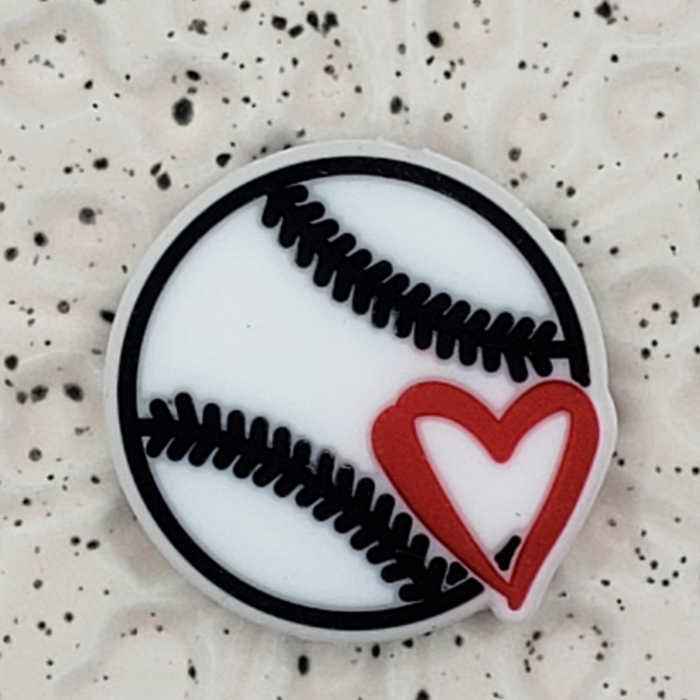 Sports - Baseball Love Silicone Focal