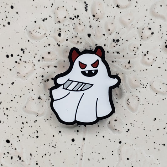 Halloween - Ghost with a Knife Silicone Focal