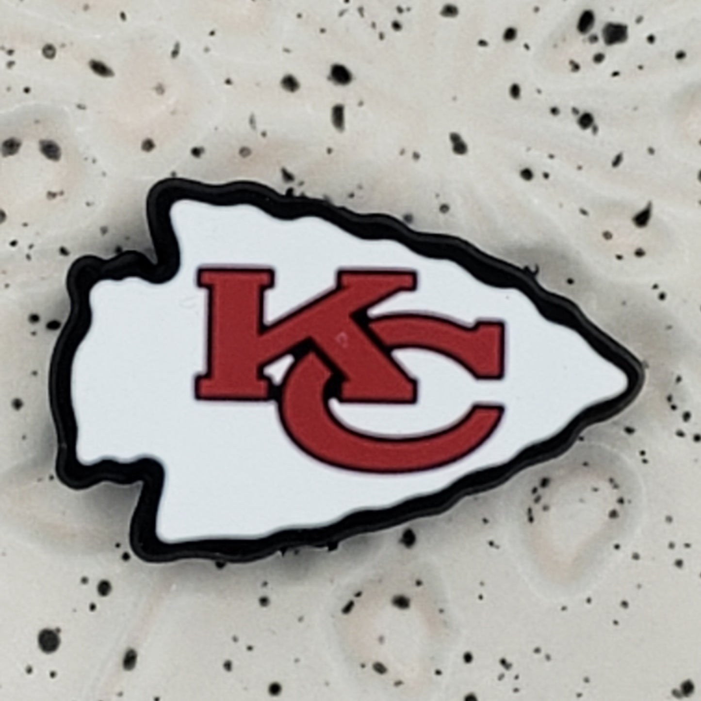 Football - Kansas City Chiefs White Silicone RD Creations Collab