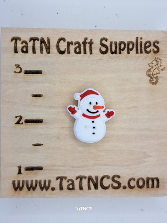 Christmas - Snowman Silicone Focal