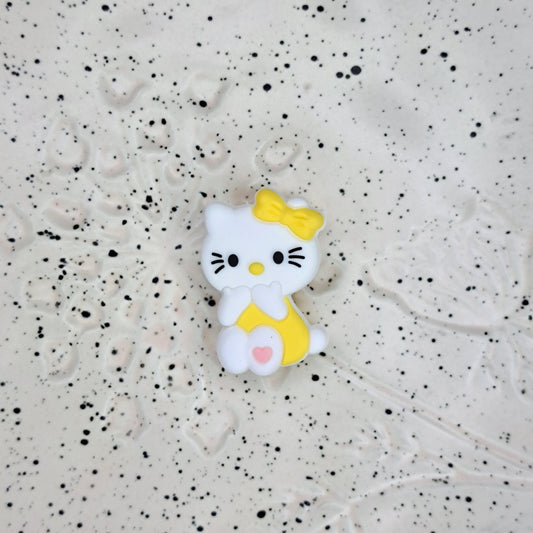 Cartoon - Anime - Hello Kitty Yellow Silicone Focal