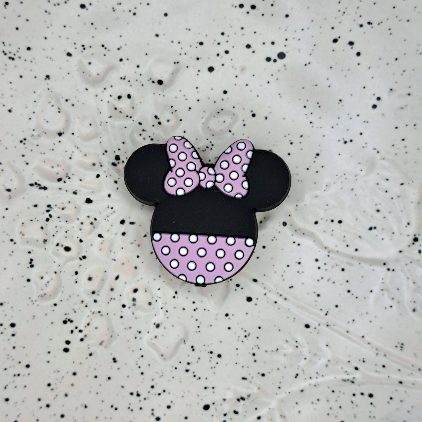 Disney - Minnie Mouse Light Pink Silicone Focal