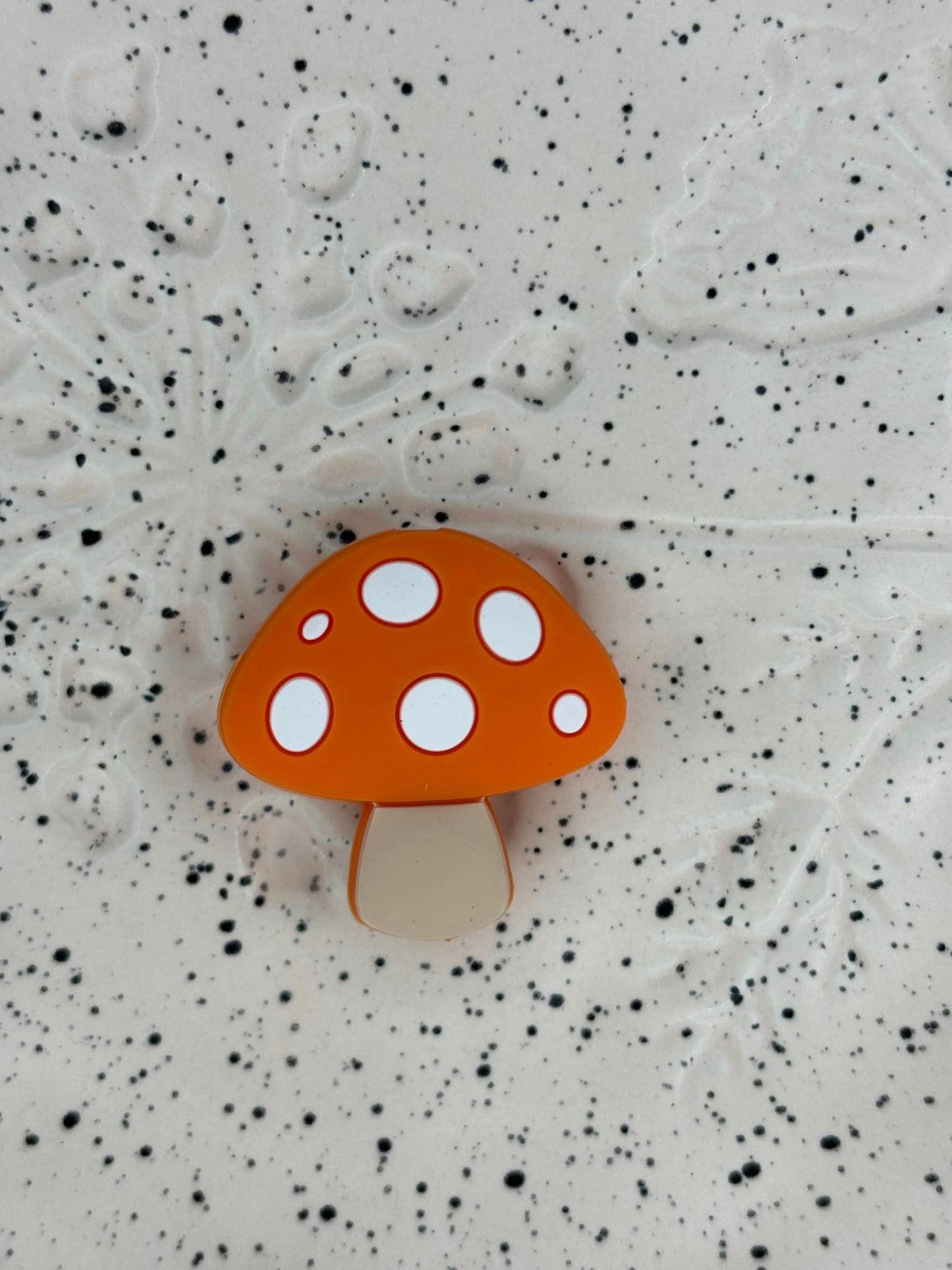 Plants - Mushroom Orange Silicone Focal