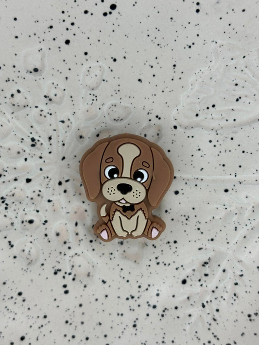 Animal - Dog - Puppy Brown Silicone Focal