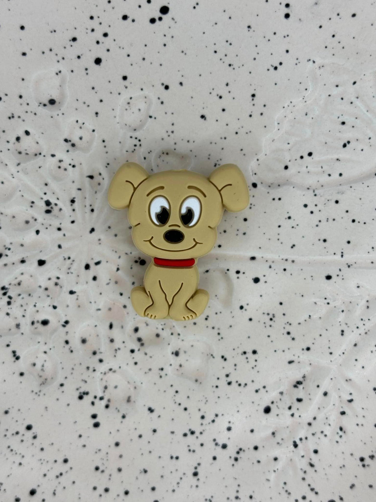 Animal - Dog - Puppy Light Brown Silicone Focal