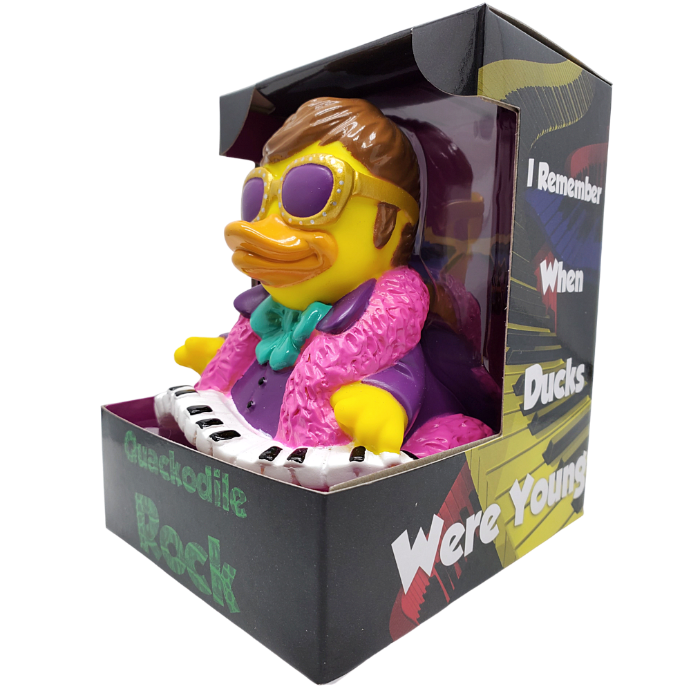 Quackodile Flock Rubber Duck