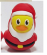 Christmas - Duck Santa - 3D Silicone Focal