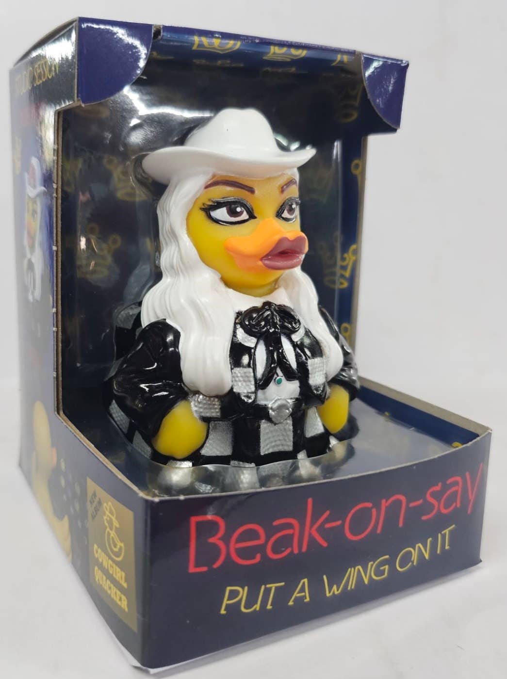 Beak-on-say - "Put a Wing on It" Rubber Duck