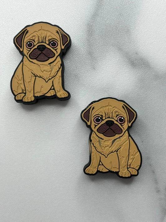 Animal - Dog - Pug Silicone Focal