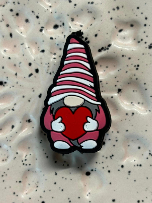 Mystical - Gnome Valentine Red Silicone Focal