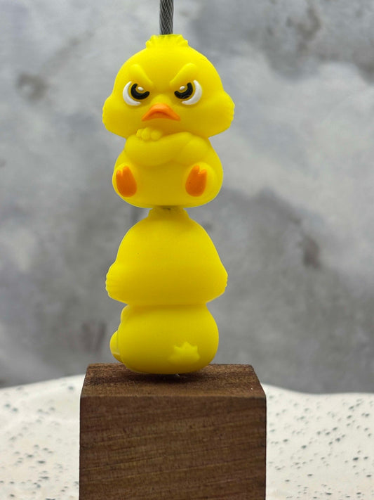 Animal - Angry Duck 3D Silicone Focal