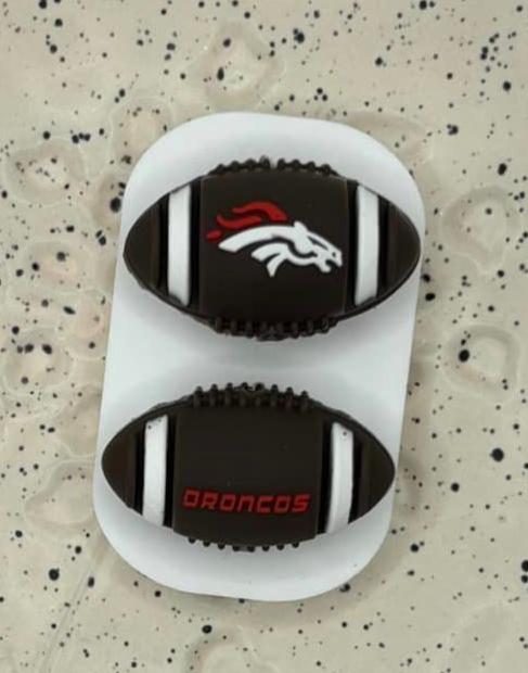 Football - 3D Football Denver Broncos Silicone Focal