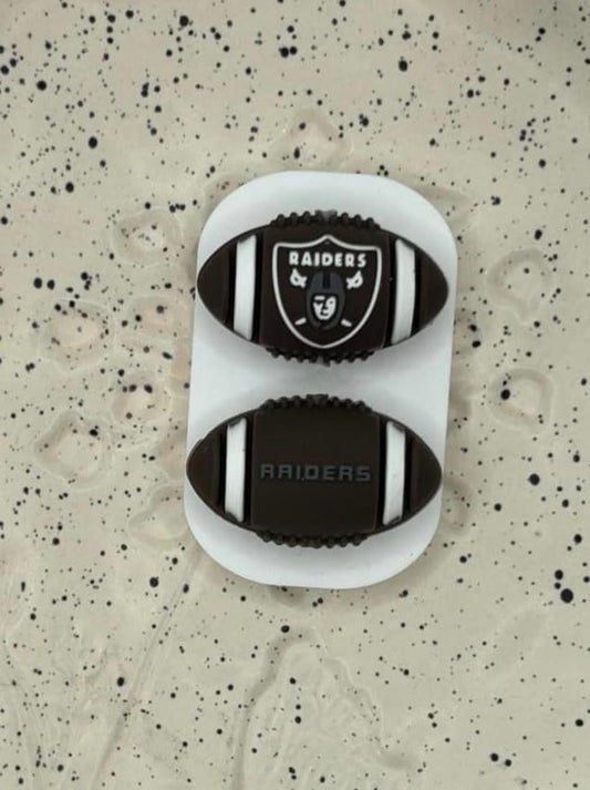 Football - 3D Football Raiders Silicone Focal