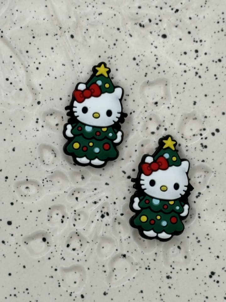 Cartoon - Anime - Hello Kitty Christmas Tree Silicone Focal