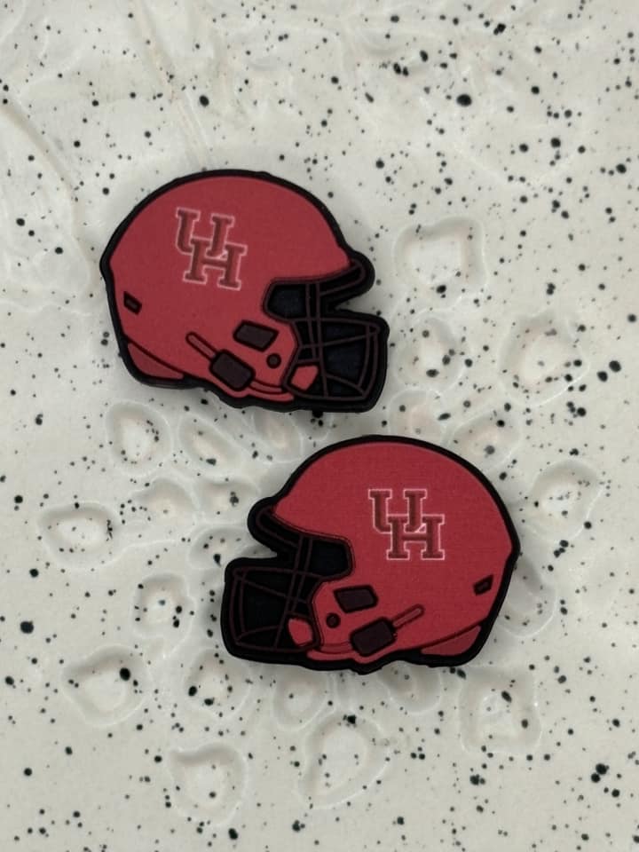 College - University of Houston Printed Silicone Focal