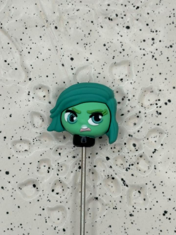 Movie - Pixar - Inside Out - Disgust 3D Silicone Topper