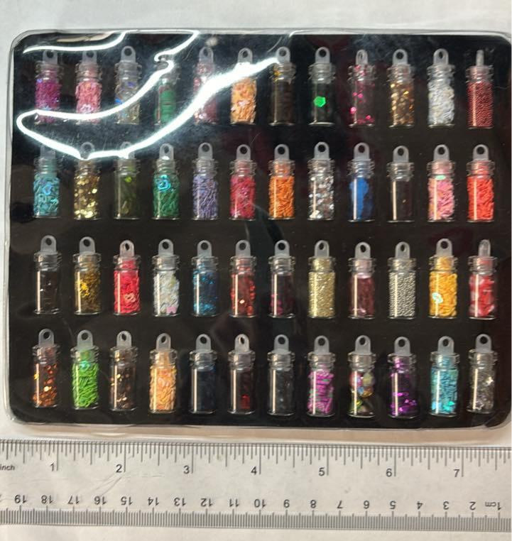 Clearance Shaped Glitter 48 / 10gram bottles