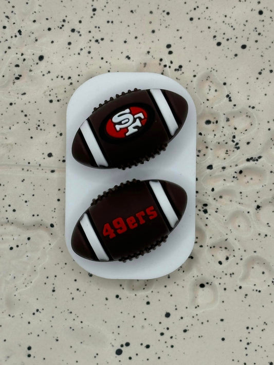 Football - 3D Football San Francisco 49ers Silicone Focal