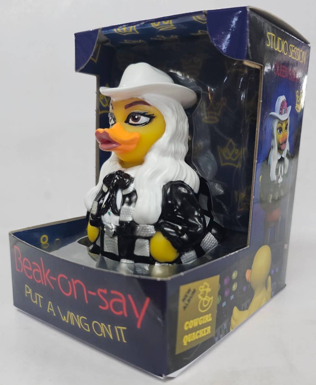 Beak-on-say - "Put a Wing on It" Rubber Duck