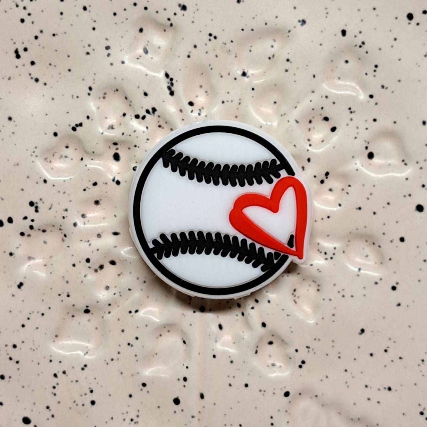 Sports - Baseball Love Silicone Focal