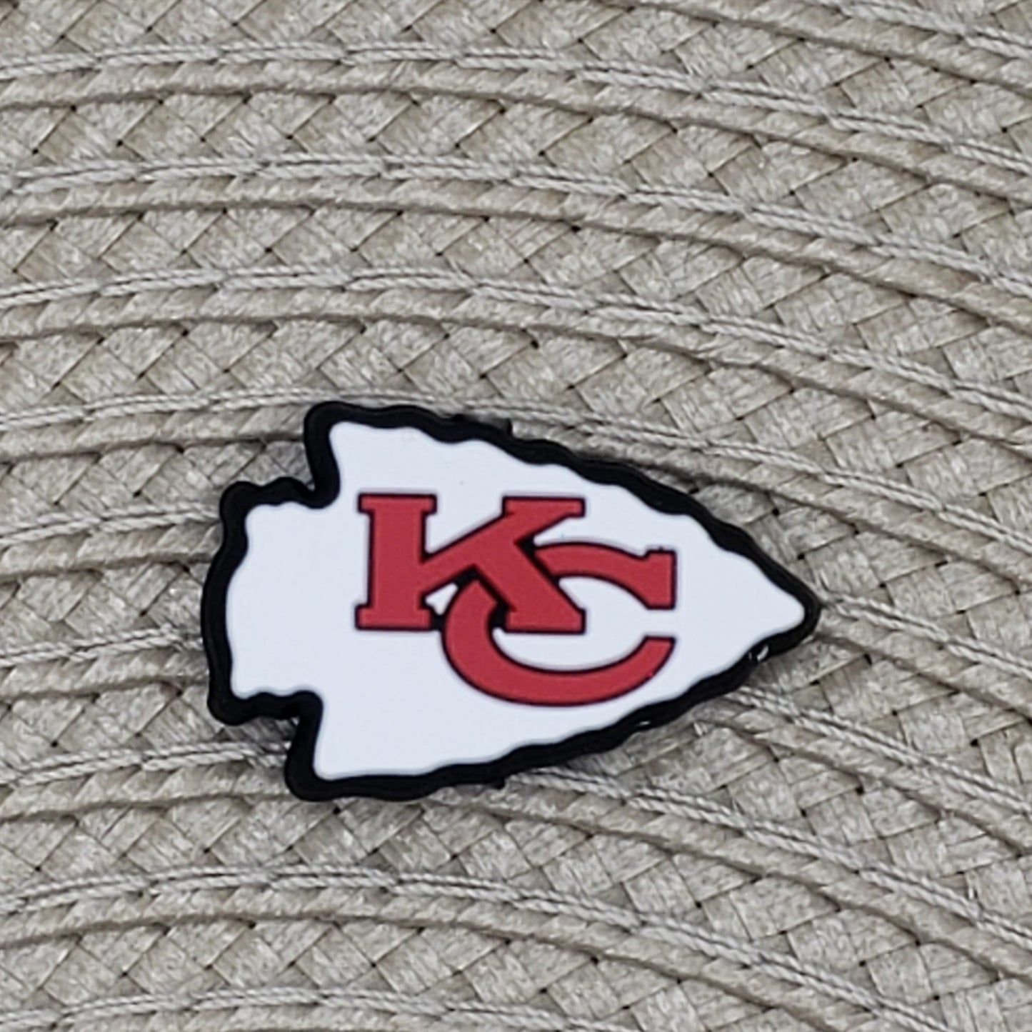 Football - Kansas City Chiefs White Silicone RD Creations Collab