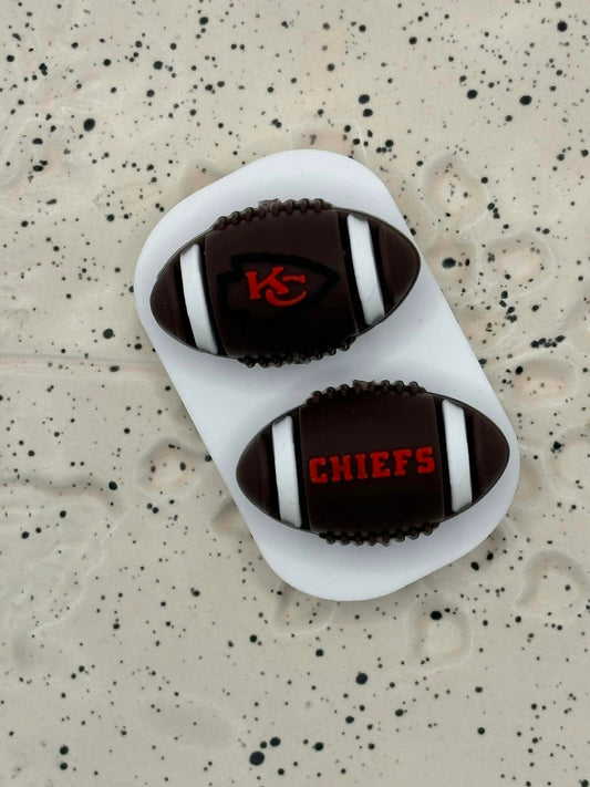 Football - 3D Football Kansas City Chiefs Silicone Focal