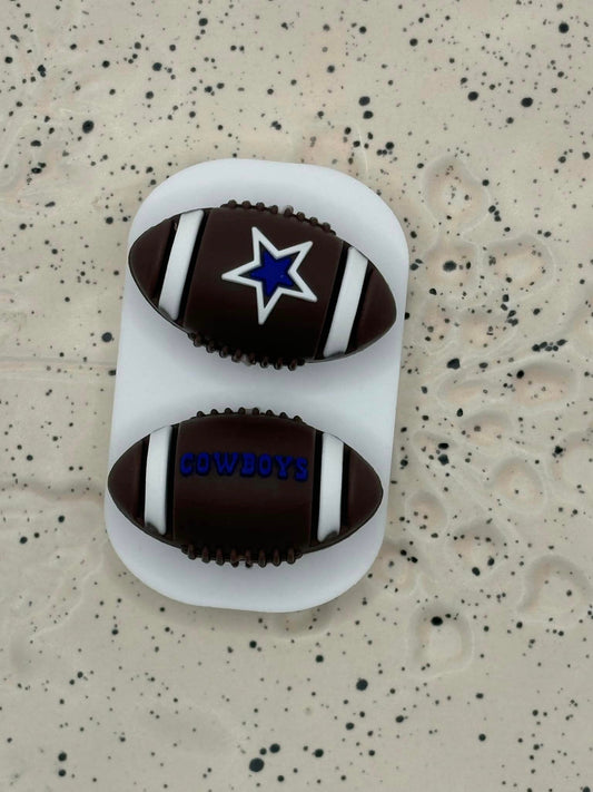 Football - 3D Football Dallas Cowboys Silicone Focal