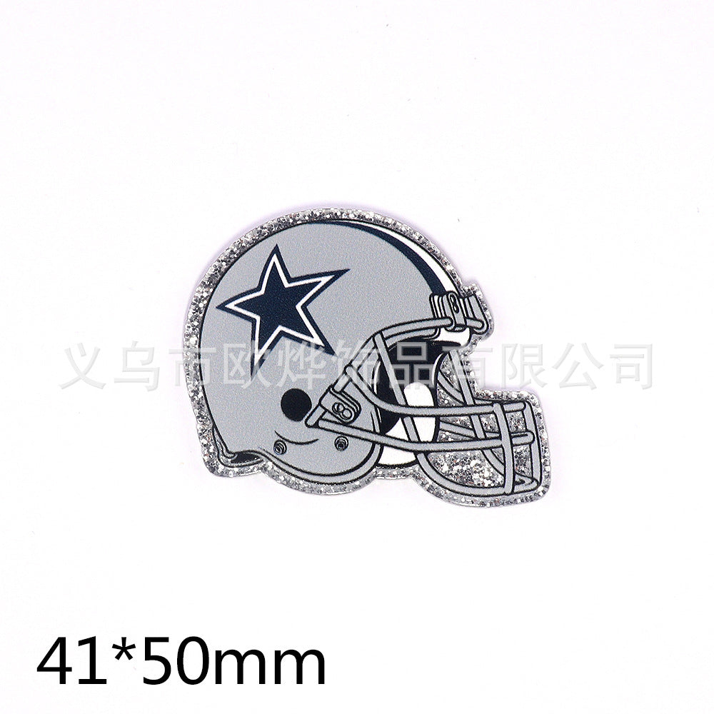 PRESALE - Dallas Cowboys Helmet Acrylic Flatback ETA 11/18/2024