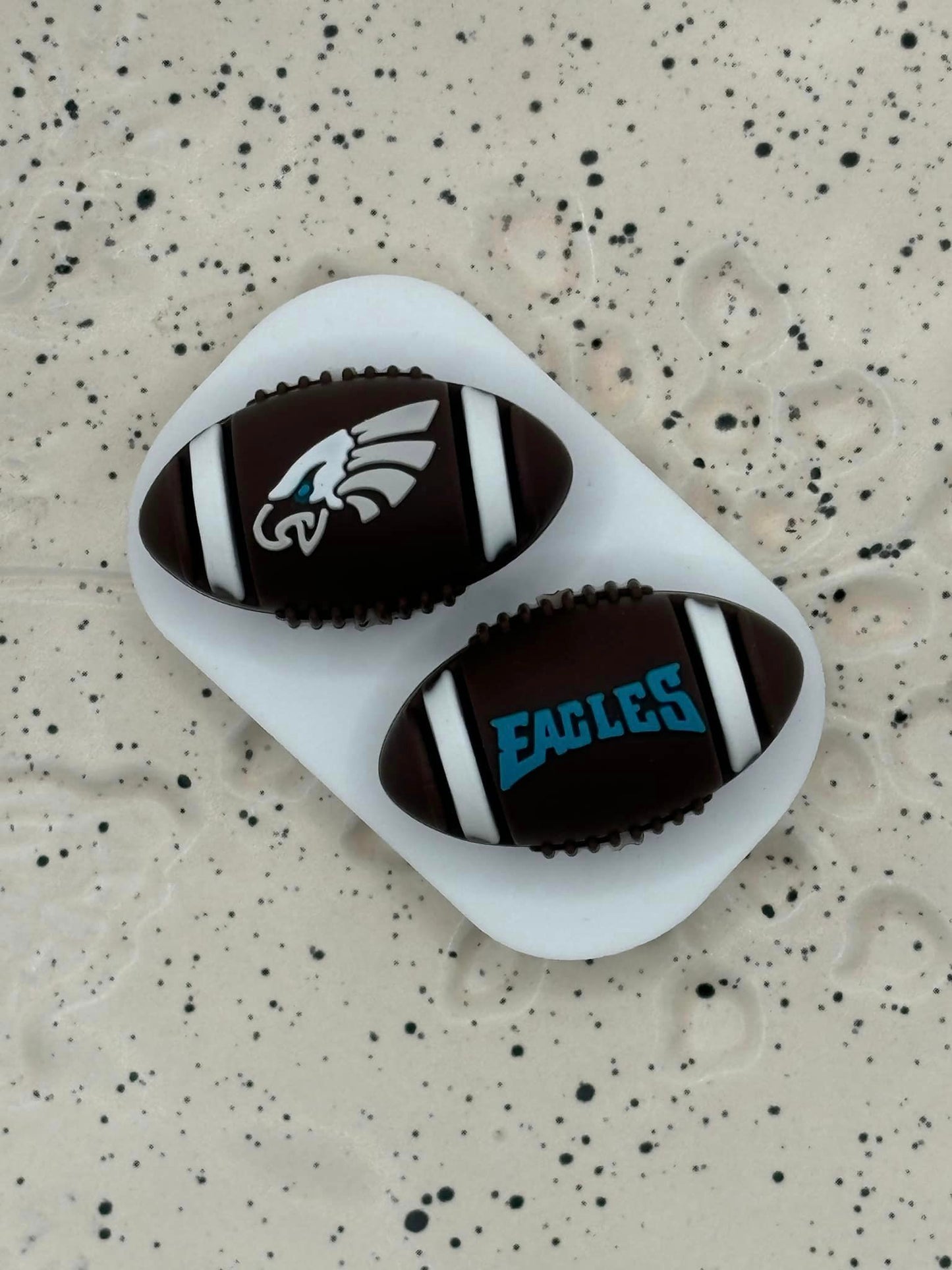 Football - 3D Football Philadelphia Eagles Silicone Focal