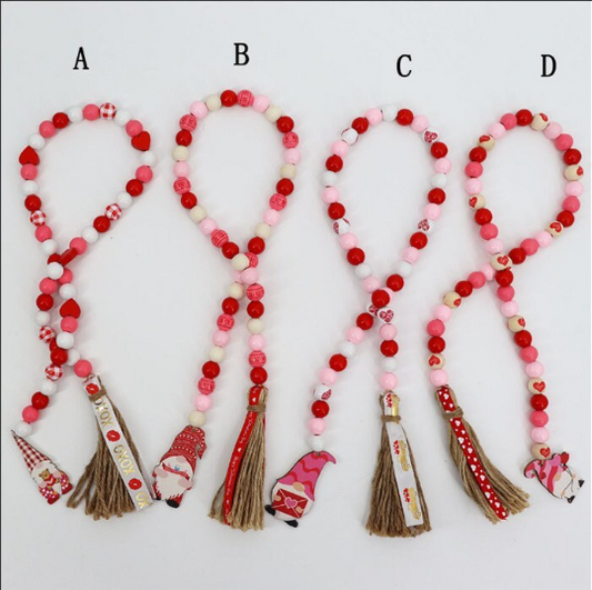 TaTN - Valentine - Garland Wooden Beads