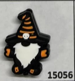 Mystical - Gnome - Halloween with Orange and Black Witch Hat Silicone