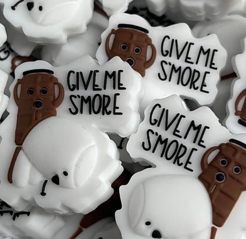 Adult Saying - Give Me S’more Silicone Focal RDcreations Exclusive