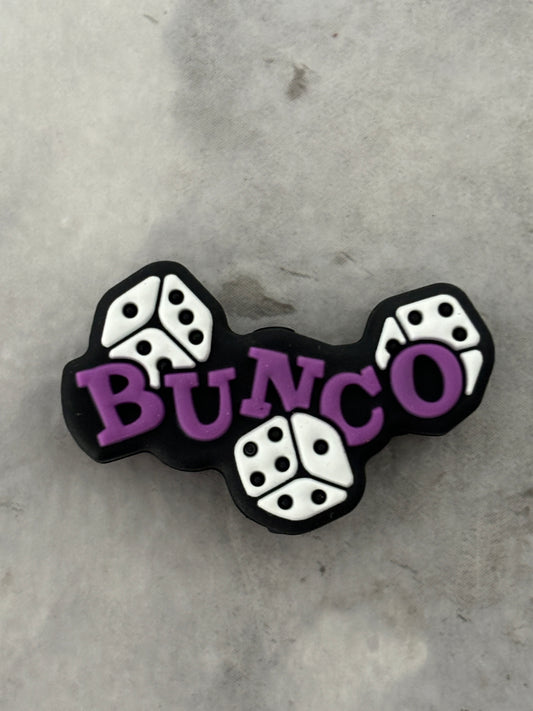 Game - Bunco Purple Silicone Focal - Bead Sister Collab