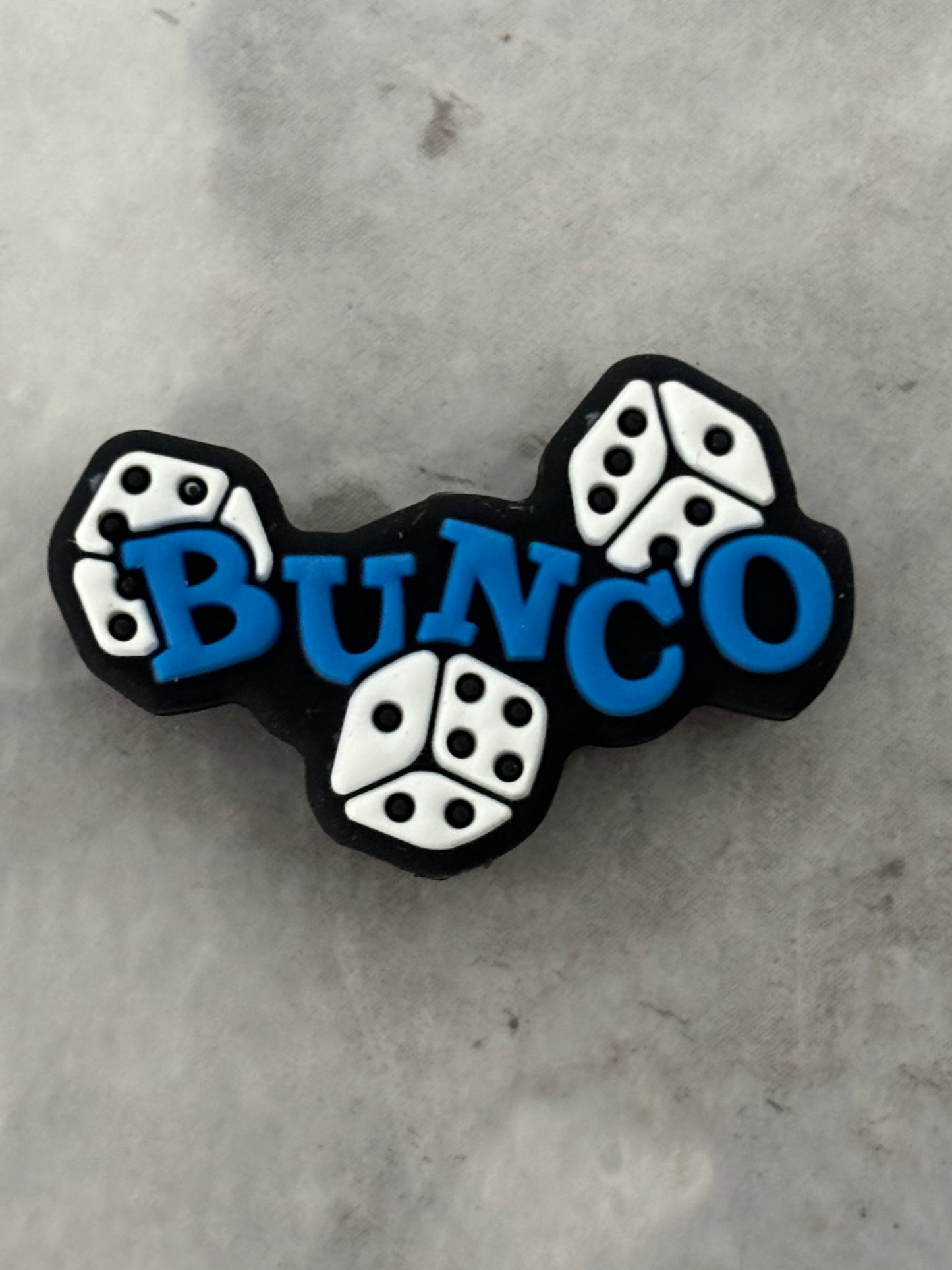 Game - Bunco Purple Silicone Focal - Bead Sister Collab