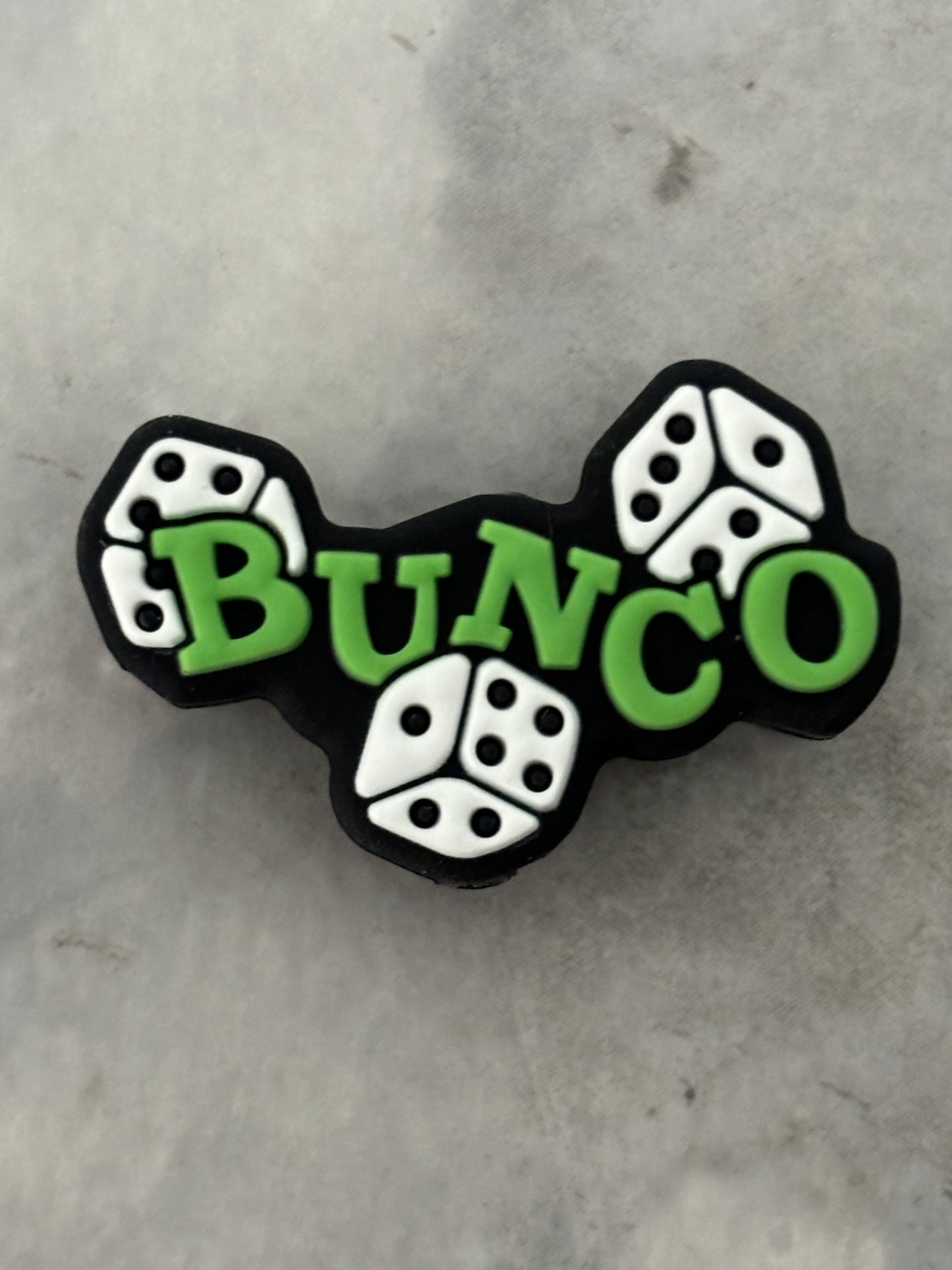 Game - Bunco Purple Silicone Focal - Bead Sister Collab