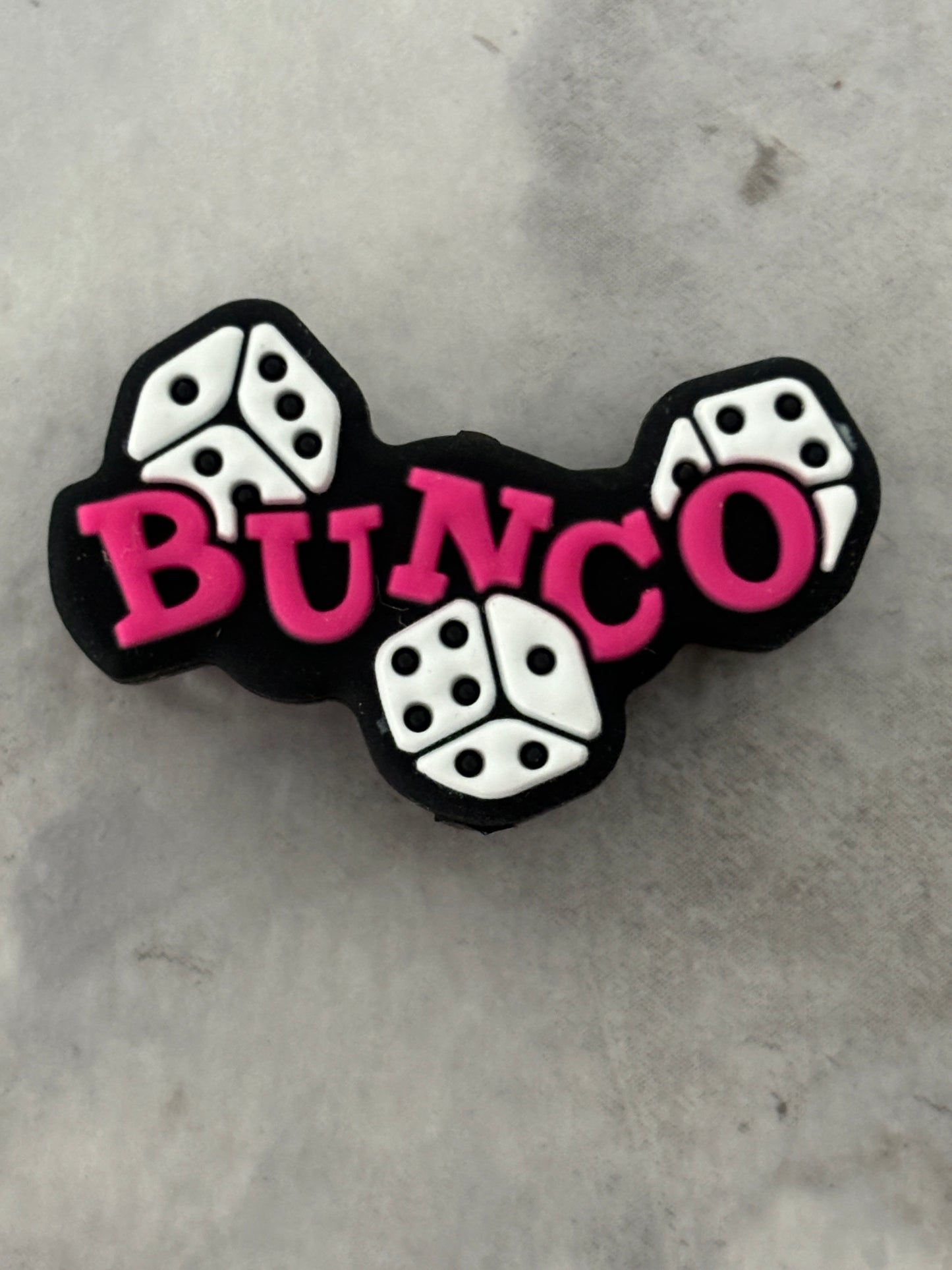 Game - Bunco Purple Silicone Focal - Bead Sister Collab