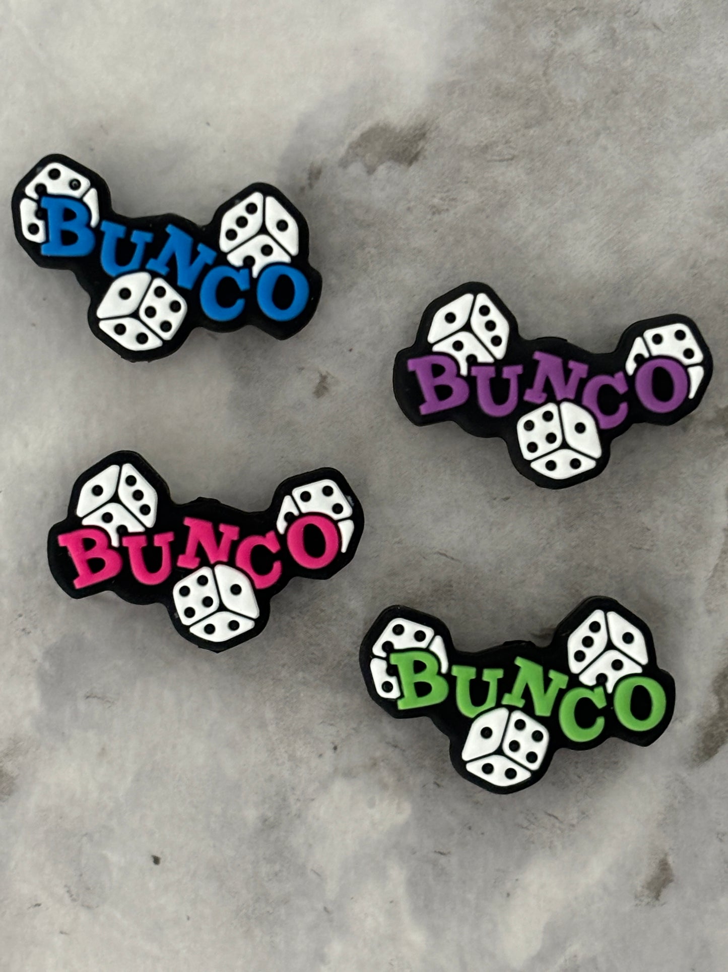 Game - Bunco Purple Silicone Focal - Bead Sister Collab