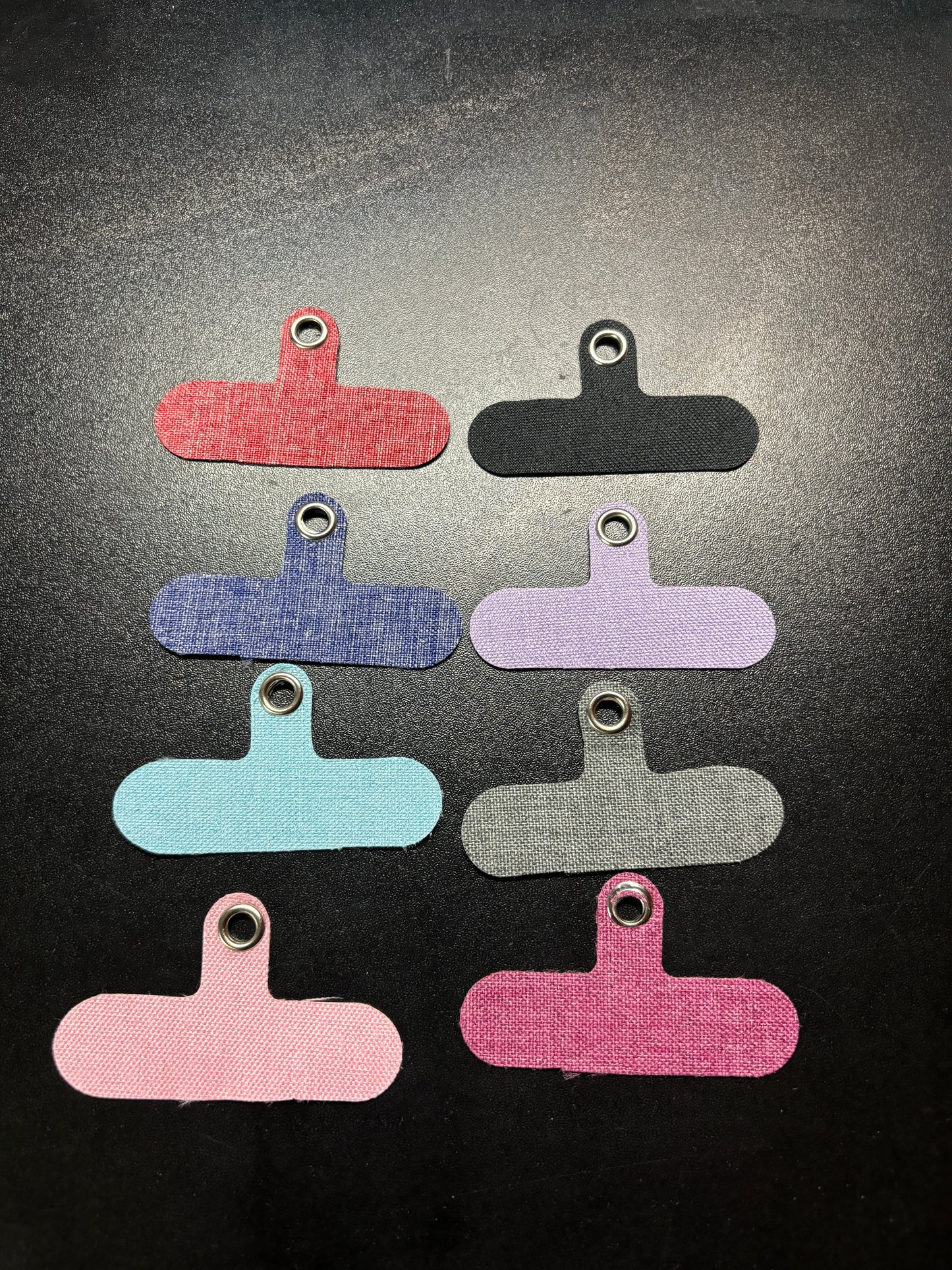 Accessories - Phone Tags Assortment 8 Pack - 1 of each color